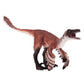 Mojo Troodon With Articulated Jaw Realistic Dinosaur Hand Painted Toy Figurine, Brown