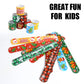 FOIMAS 48pcs Christmas Slap Bracelets,Xmas Santa Reindeer Snap Bracelet Wristband for Kids Christmas Stocking Stuffer Bag Filler