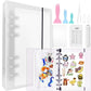 Quick-Find Reusable Sticker Book Collecting Album| A5 Binder Sticker Book For Adults Girls Kids| Sticker Collecting Album| Stick