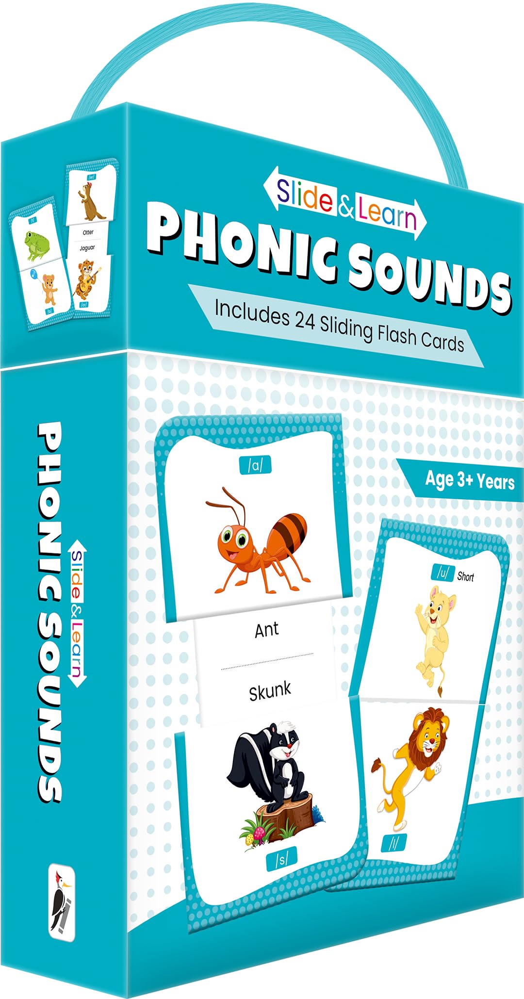 Slide & Learn Flash Cards  Phonic Sounds (24 Early Learning Flash Cards For Toddlers And Kids)