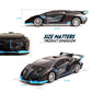 KULARIWORLD Remote Control Car - Fast 1/18 Scale RC Vehicle, Rechargeable, Black Blue, Ideal Xmas Gift for Boys