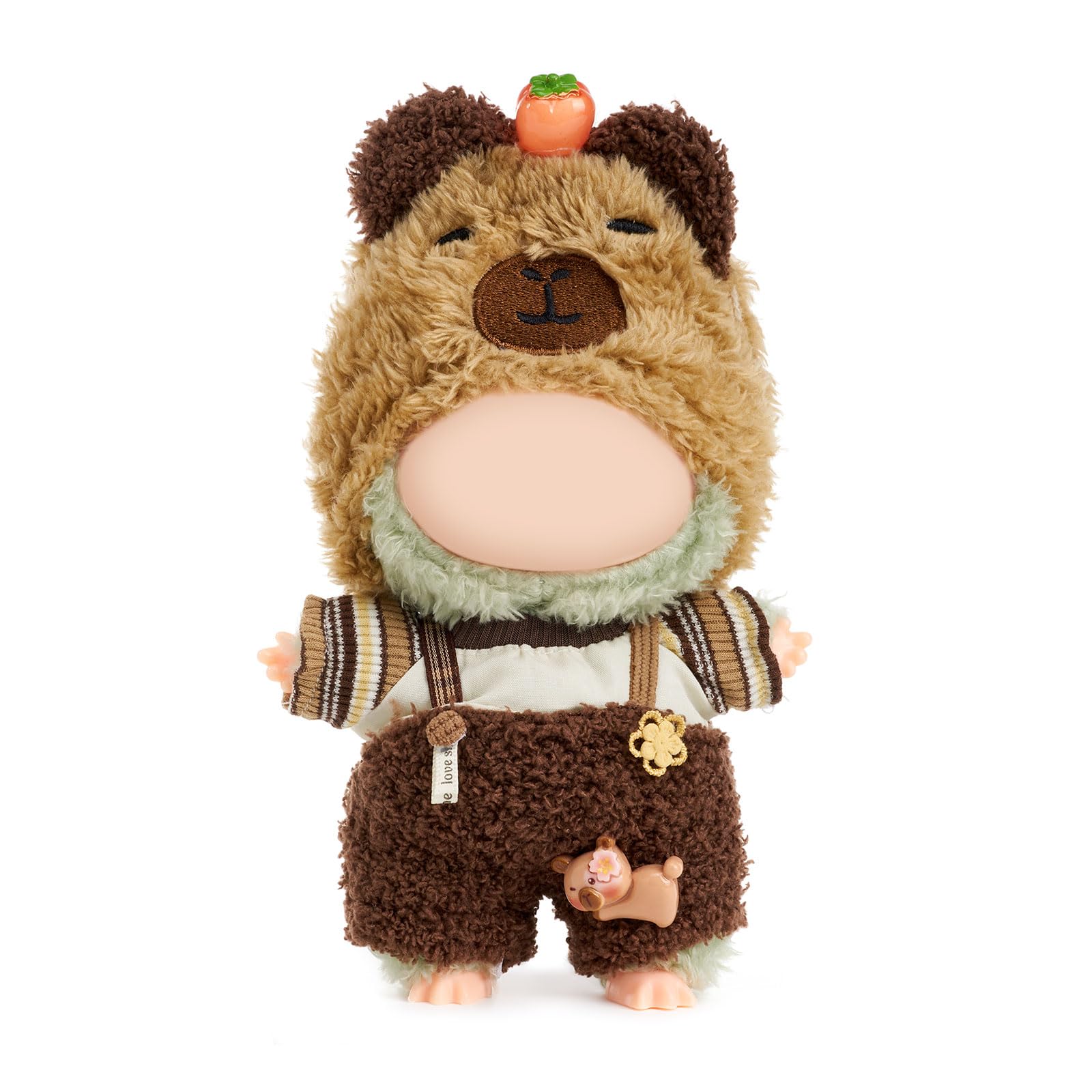 Clothes for Doll(NO Doll Included)  15/17cm Doll Clothes Set for Doll Outfit Accessories for Dolls(Brown Bear)