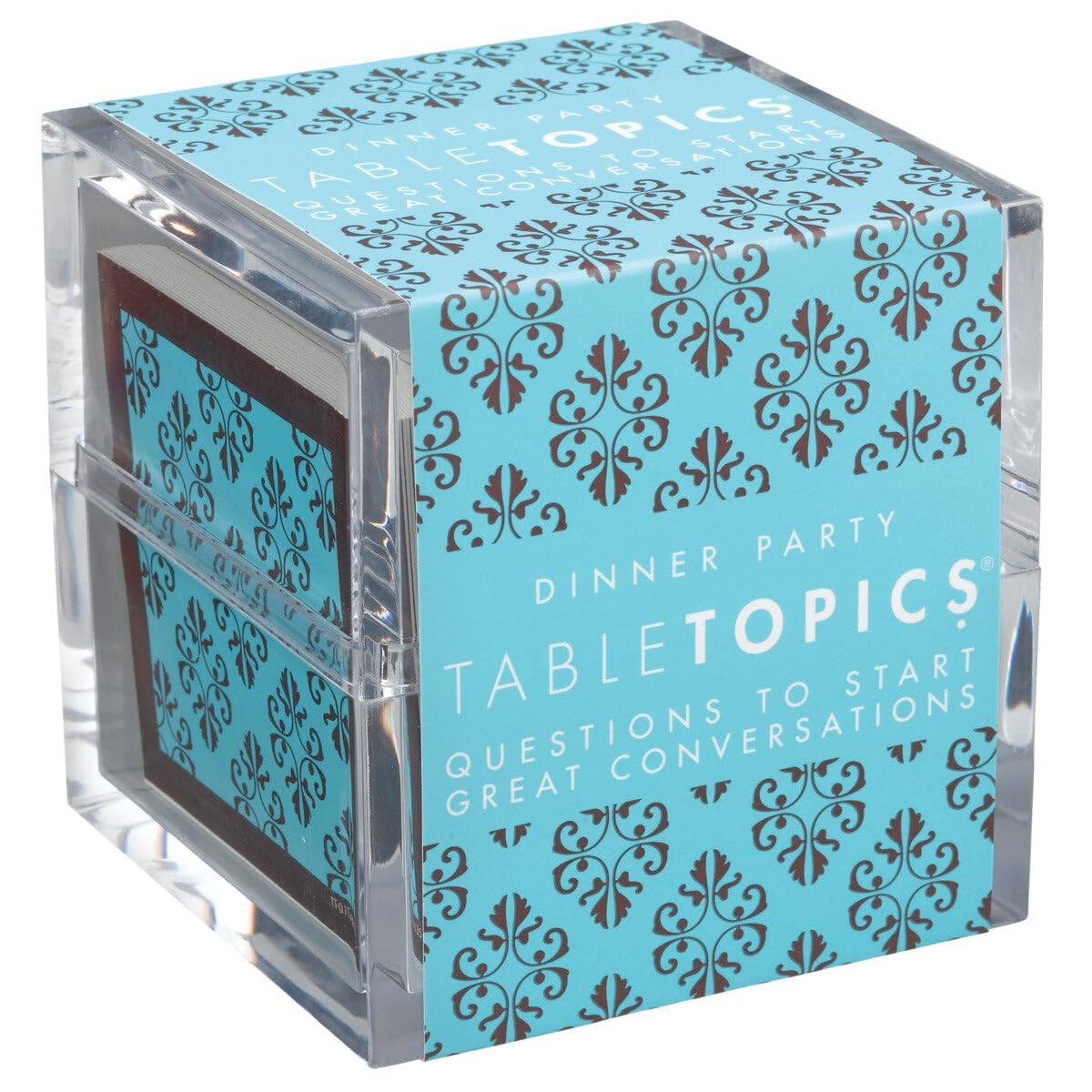 TableTopics Dinner Party Cards - 135 Fun Questions - Medium Cardstock - Model TT-0114-A - Perfect for Engaging Conversations