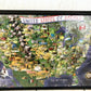 A2Play Usa Map Puzzle 1000 Piece For Adults, United States Of America, Patriotic Jigsaw Puzzle & Bonus Fact Poster, Premium Mate