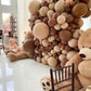 PartyWoo Brown Balloons Pack - 85 Pcs, 5-18 Inch Rubber Balloons for Garland/Arch Decorations, Boho Style