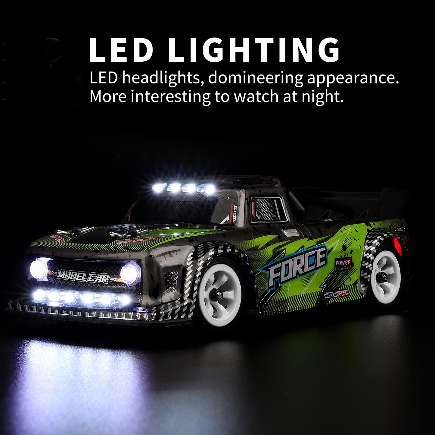 GoolRC WLtoys 284131 RC Car, 1:28 Scale 2.4GHz Remote Control Car, 4WD 30KM/H High Speed RC Racing Car, Electric Drift Car for K