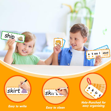Kasfalci Blends & Digraphs Cards,Phonics Games,Speech Therapy Toys For Toddlers Kids,Learn To Read,Spelling Reading Learning Sig