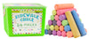 Kid Made Modern Non Toxic Sidewalk Chalk Bucket (24 Count) - Washable Colored Chalk Bulk Set For Kids And Toddlers Outdoor Games