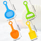 Skylety 8 Pieces Kids Beach Sand Shovels Colorful Plastic Rake Beach Sand Sifter Toy Shovel for Teens Garden Beach Toys (Fresh S