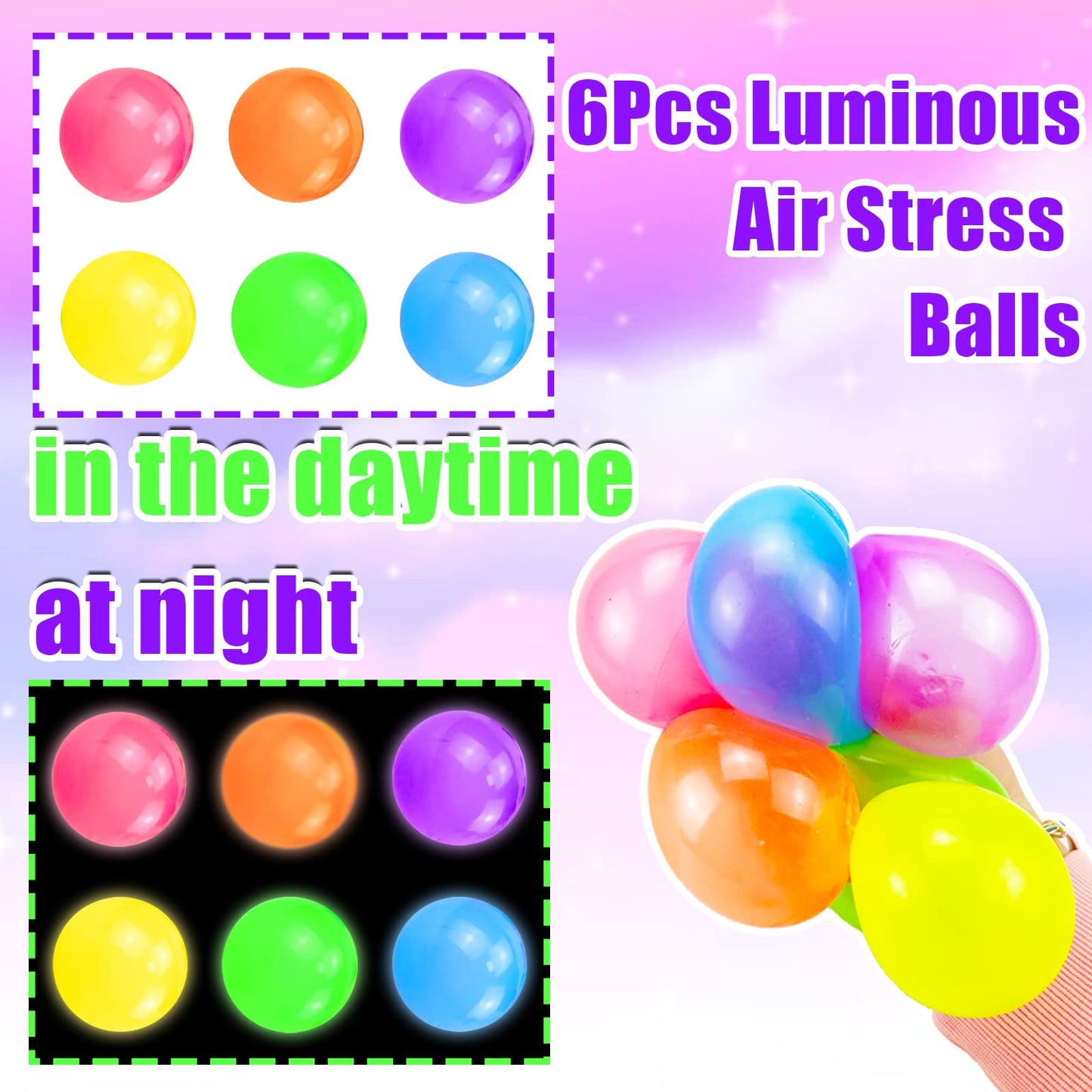 30Pcs Xl Stress Balls, Large Squishy Balls For Adults, Squeeze Balls, Octopus Fidget Balls For Stress Relief, Adhd, Classroom Pr