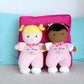 Baby Starters Plush Snuggle Buddy My First Baby Doll, Brunette Eva, Darker Complexion, 10 Inch
