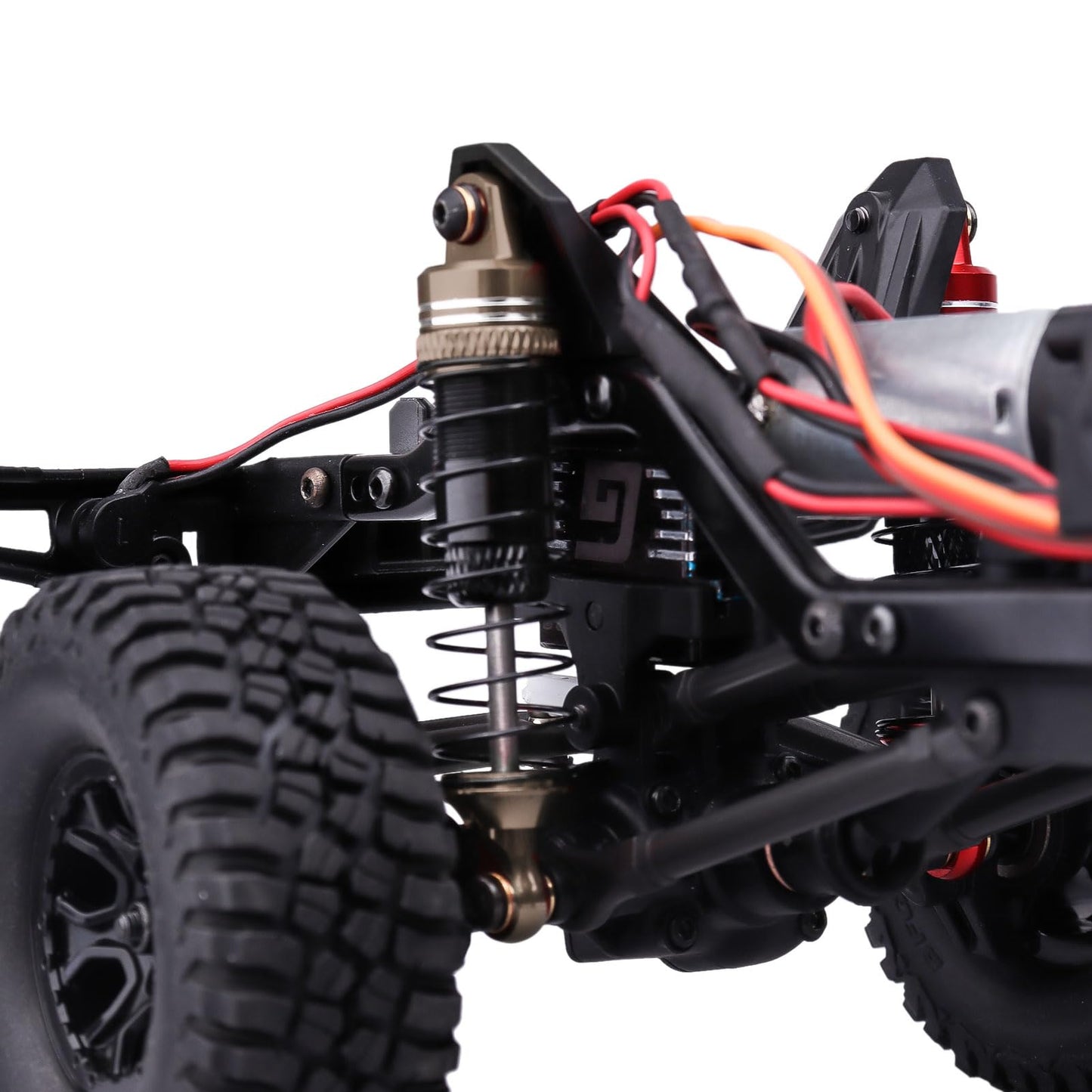 HobbyPark Aluminum 59mm RC Shocks Long Travel Shock Absorber for TRX4M TRX4MT 1/18 RC Crawler Upgrades Parts Threaded Body Oil D