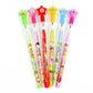 TINYMILLS 24 Pcs Camping Multi Point Stackable Push Pencil Assortment with Eraser for Carnival Prize Goodie Bag Stuffers Party F