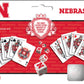 Masterpieces Officially Licensed NCAA Nebraska Cornhuskers 2-Pack Playing Cards & Dice Set for mature-themeds