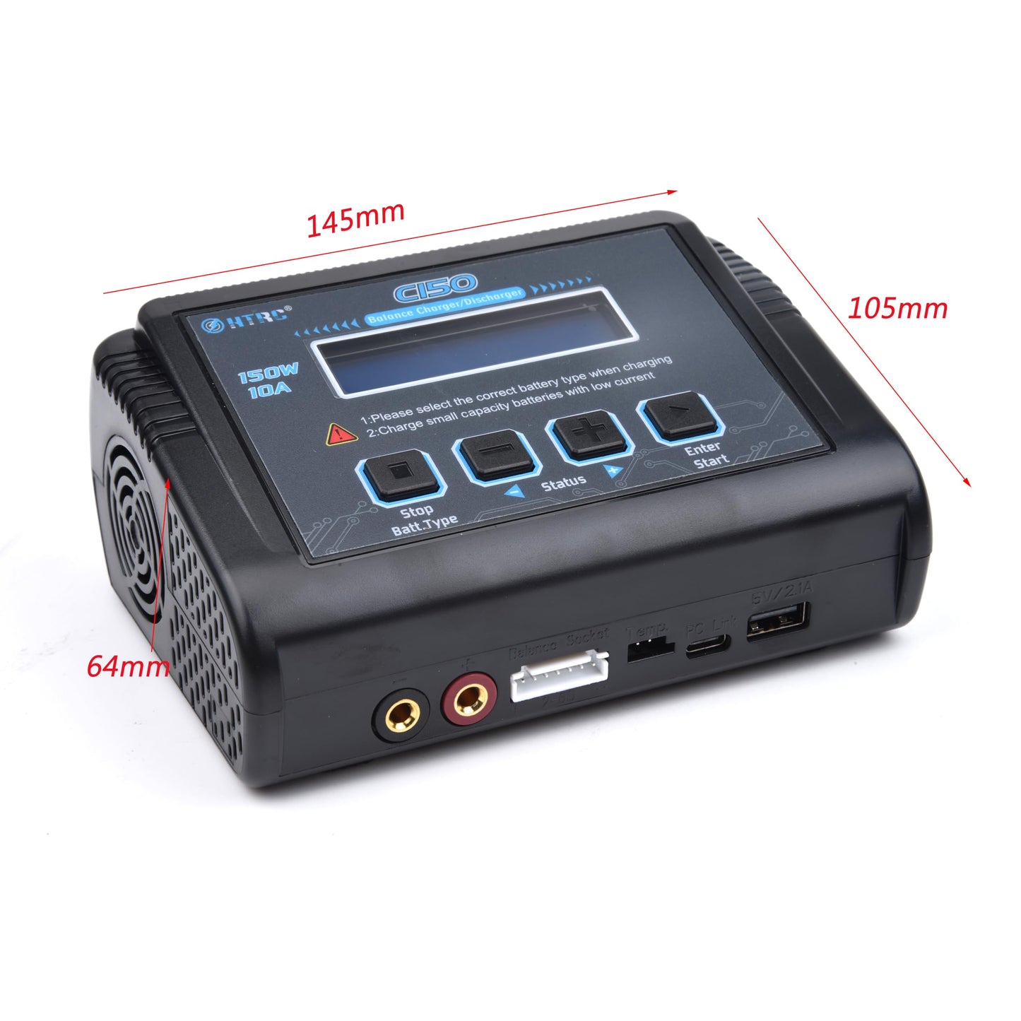 RC LiPo Charger 1-6S RC Battery Balance Charger Discharger 150W 10A AC/DC for NiCd Li-ion Life NiMH LiHV PB Smart Battery