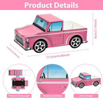 24 Pcs Classic Car Party Food Boxes Race Car Birthday Party Supplies Kids Trucks Food Box Tray With Snack And Waxed Paper Food Liners Table Centerpiece For Boys Girls Car Party Favors Decorations