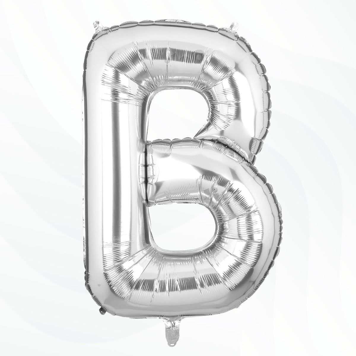 Flyloons Silver B Letter Foil Balloon Alphabets Balloons Perfect for Birthday Decoration Items, Anniversary, Bachelorette, Weddi