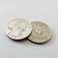 Canailles Hinged Bite And Folding Quarter Coin, Magic Trick Cool Quarter For Pranks, Tricks And More