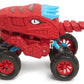 Rugged Racers Dinosaur Monster Truck Toy Cars - Pull Back Car Toys Dino 4 Wheel Car Game Mini Pullback Vehicles for Toddlers