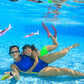 ZHFUYS Diving pool Toy underwater swimming tossing Diving Torpedo Shark 4 Pack