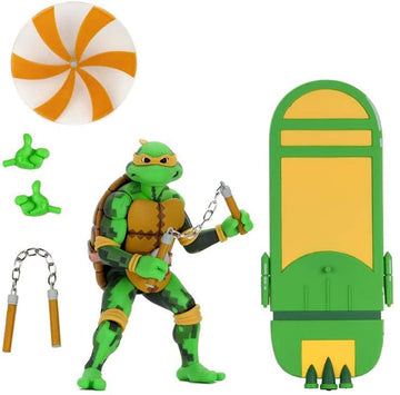 NECA Teenage Mutant Ninja Turtles: Turtles in Time - 7 Scale Action Figure - Michelangelo