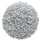 Light Bluish Gray 2×2 Tile ×500 Parts And Pieces Flat Moc Bricks, Bulk Building Blocks For Smooth Surface Wall Floor, Toy Accessories Compatible With Major Brands