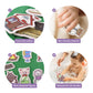 CHEFAN 12 Pack Felt Board Stories Set,Fairy-Tales Flannel Board Stories with a Foldable Board for Preschool Activities,Included