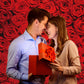 RUINI Floral Wedding Photography Backdrop, Red Roses, 5x7FT, Vinyl Material, Model RUINI_Flower034