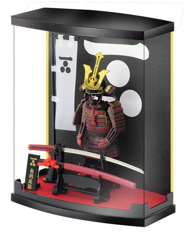 MEISTER JAPAN Samurai Figure  Mori Motonari protective covering Scale 1/10  Authentic Samurai Gifts for Men  for Living Room  Office Ornaments