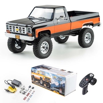 Fms 1/18 Rc Crawler Fcx18 Chevy K10 Rc Truck Rtr Rc Car Official Licensed Model Car 8Km/H 4Wd 900Mah Hobby Rc Cars Remote Contro