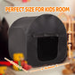 Fahkns Sensory Tent|Quiet Corner For Kids To Play And Relax| Portable Pop-Up Blackout Tent Black With Travel Bag|Sensory Tent Fo