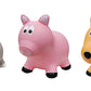 Farm Hoppers Bouncing Inflatable Animals - Award Winning Ride On Bouncy Pig Animal Jumper Toy For Children, Bpa, Latex Free Plastic, Easy Use Hand Pump