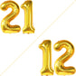 Katchon, Gold 21 Balloons Numbers - 40 Inch | Gold 21St Birthday Balloons | 21St Birthday Decorations For Her Gold | 21 Balloon Number, 21 Number Balloons | Gold 21St Birthday Decorations