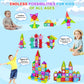 Showylive Magnetic Tiles For Kids, 110Pcs Educational Magnetic Blocks, Magnets Construction Toys, Magnetic Kids Toys, Constructi
