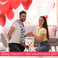Chalyna 10 Inches Toy With Rose Plush Stuffed Animal Plush Valentine'S Day Bear Toy Plush Puppy Dog With Heart Rose For Girlfrie