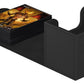 Ultimate Guard Sidewinder 80+, Deck Box For 80 Double-Sleeved Tcg Cards, Black, Magnetic Closure & Microfiber Inner Lining For Secure Storage