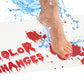 IntroWizard Bloody Bath Mat - The Official and Authentic Rectangular Plastic Mat That Turns Red When Wet - Small Size - Blood Ma