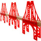 Wooden Train Bridges, 3 Suspension Bridge, Wooden Train Track Accessories, Wooden Train Track, Train Tracks Compatible with All 