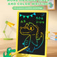 KOKODI LCD Writing Tablet, 10 Inch Colorful Toddler Doodle Board Drawing Tablet, Erasable Reusable Electronic Drawing Pads, Educ
