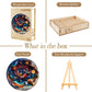 Wooden Puzzle For Adults-Wooden Puzzle Unique Shape Advanced 3D Universe Wooden Jigsaw Puzzle For Adults And Kids,Best Gift,Wood