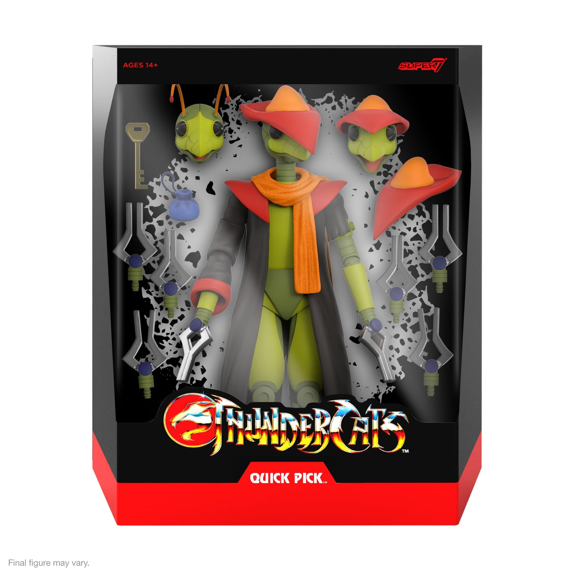 Super7 Ultimates! Thundercats Quick-Pick - 7' Thundercats Action Figure With Accessories Classic Cartoon Collectibles And Retro Toys