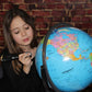 Replogle Globe For Children Interactive 12 Inch Talking World Globe With Stand,Learning Educational Toy4Kids For Classroom Kids Ages 4-8 & Decor