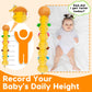 Baby Sensory Caterpillar Toys 0-3 Month Music Animal Stuffed Plush Toy For Infant 0-3-6-12 Month Tummy Time With Crinkle Rattle