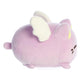 Aurora Enchanting Tasty Peach Candy Heart Meowchi Stuffed Animal - Bright & Colorful Design - Showpiece Plush - Lavender 7 Inche