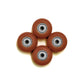 SPITBOARDS Fingerboard Bearing Wheels, CNC Polyurethane, Set of 4, Finger Skate (Brown)