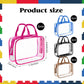 8 Packs Colorful Pvc Toy Storage Bags Toiletry Bags Waterproof Kids Zippered Toy Organizing Bags For Building Blocks Puzzle Stat