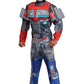 Disguise Optimus Prime Muscle Costume, Official Transformers Rise Of The Beasts Costume And Mask, Small (4-6)