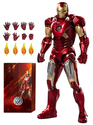 Ovonni 7 Inch Ironman Mk7 Action Figure,Exquisite Painting Collectible Figure With Lots Of Accessories (1/10 Scale)