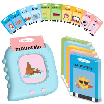 Nibour Toddler Toys Age 2 3 4 5 For Boys, 510 Sight Words Talking Flash Cards, Montessori Sensory Toys Educational Learning Toys