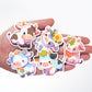 Aowplc Cute Cow Stickers | 50 Pcs Kawaii Rainbow Cow Stickers | Waterproof Vinyl Decals For Water Bottles Laptops
